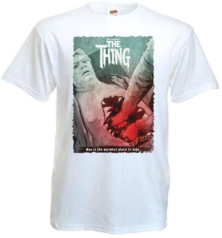 The Thing v.16 T shirt white movie poster Unisex T-Shirt S