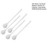 5Pcs 360 Degree Flexible Silicone Bottle Brush with Long Handle Soft Bristle Cup Brush 360 Degree Rotating Cleaning Brush