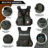 Men Professional Life Jacket Buoyancy Suit Portable Fishing Vests Multi-Pockets Waterproof Sea Fishing Adjustable Vest  New
