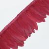 2M Dyed 13-18CM White Goose Feather Trims Real Geese Feather Ribbon Fringe  Dress Skrit DIY Craft Sewing Material Feathers