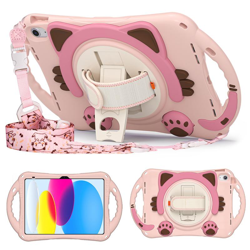 

Мультяшный силиконовый защитный чехол Elvis для Apple iPad 10-го поколения 2022 - Дизайн, безопасный для детей, с защитой от падений iPad 10th Generation 2022