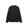 Emporio Armani Ss23 Letter Logo Embroidered Crew Neck Long Sleeve Sweatshirt Men Sweatshirt Black 6L1MC3-1JQNZ-0031