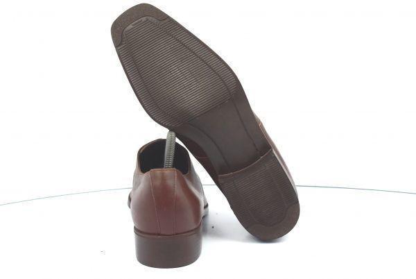 70s? Europe Vintage ABL Sir 80 Service Shoes Leather Plain Toe 44 / 27.0-28.0 Brown(USED)