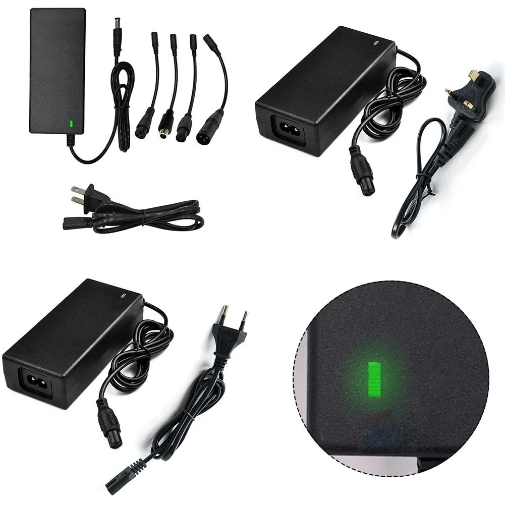 Adaptor de alimentare nou-nouț AC 100-240V Negru DC 42V 2A Accesorii pentru trotinete electrice Priză SUA/UE/UK pentru baterie cu litiu 24-36v