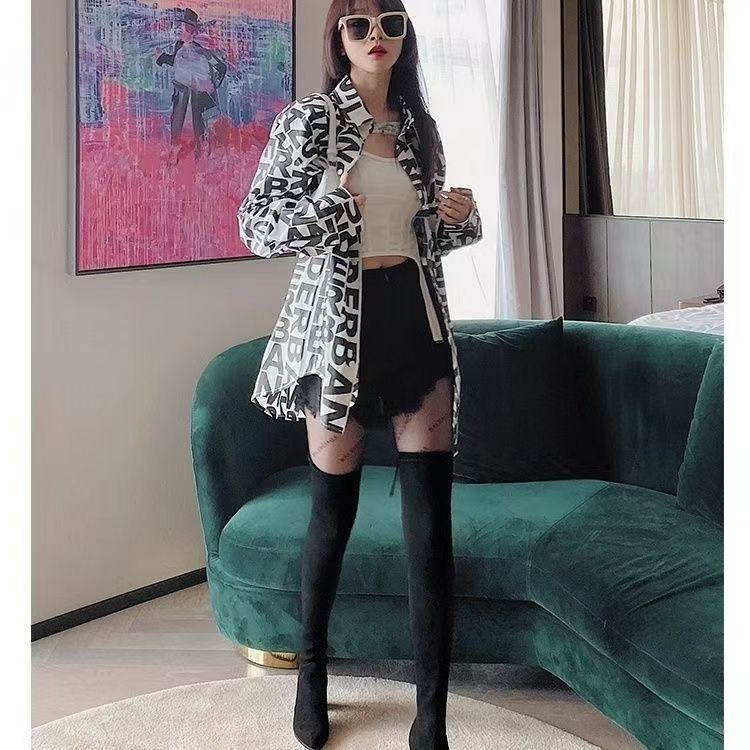 Stiefel mit grobem Absatz Damenstiefel Overknee-Stiefel Vielseitige Stiefel mit hohem Absatz Skinny Elastische Stiefel 2025 Herbst und Winter Neu