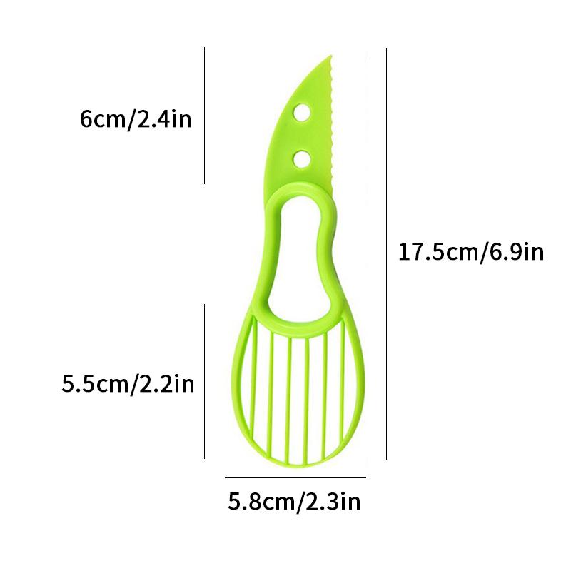 2in1 Avocado Knife Stainless Steel Avocado Cutter Fruit Cutting Artifact Pulp Separator Avocado Slicer Kitchen Gadgets