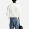 Zara Loose Fit Color Block Printed Sweatshirt Men tops Faded-White 4442355-251