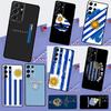 Uruguay Flag Case For Samsung Galaxy S23 S22 Ultra S21 Plus Note 10 20 Ultra S8 S9 S10 S20 FE Back Cover