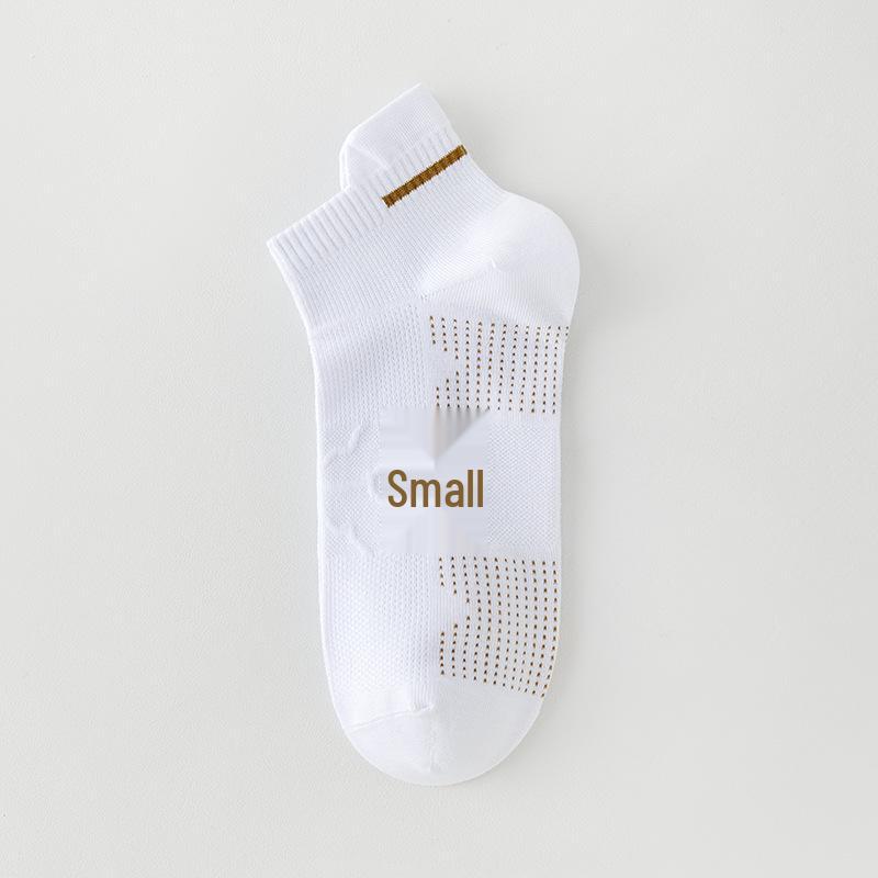Men s Spring-Summer Breathable Odor-Resistant Cotton Sports Socks One Size