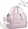 Borsa Trasportino Morbida Pieghevole Traspirante per Gatti Cani Borsa da Viaggio Portatile Borsa a Mano per Gatti Cani Piccoli Passeggiate all'Aperto Escursionismo