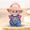 3 Pieces Mini 6 Inch Doll Clothes Overalls Set Striped Accessories Clothing Girl