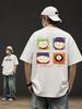 White Oversized T-Shirt with South Park Print