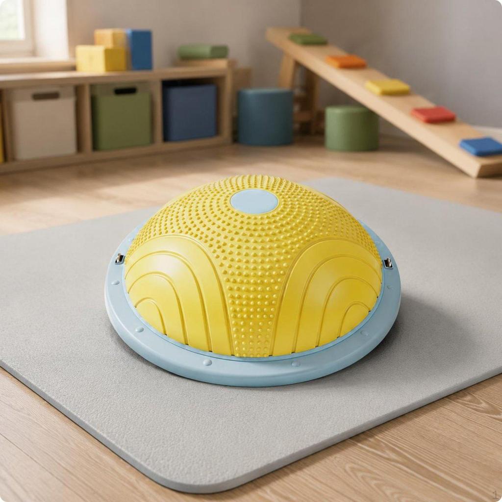 Half Dome Balance Ball Nonslip Base AntiSlip Fitness for Kids, Indoor, Home