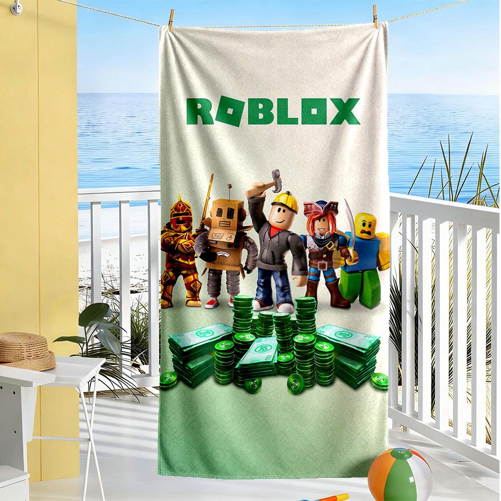 Roblox Beach Towel Super Soft & Absorbent Comfortable Lightweight