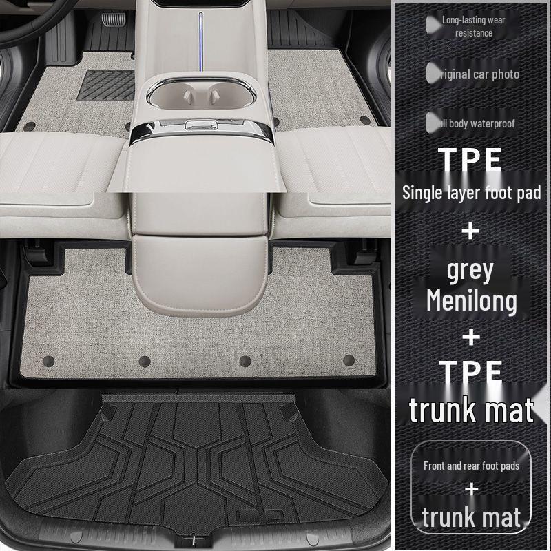 26 GAC AION RT Floor Mats TPE Full Coverage Carpet Foot & Trunk Mats