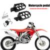 1 Pair Wide Fat Foot Pegs Pedal 8mm Metal Motorcycle Foot Pegs Pedals Footrest Kit for Honda XR50R CRF50 CRF70 CRF80 CRF100F