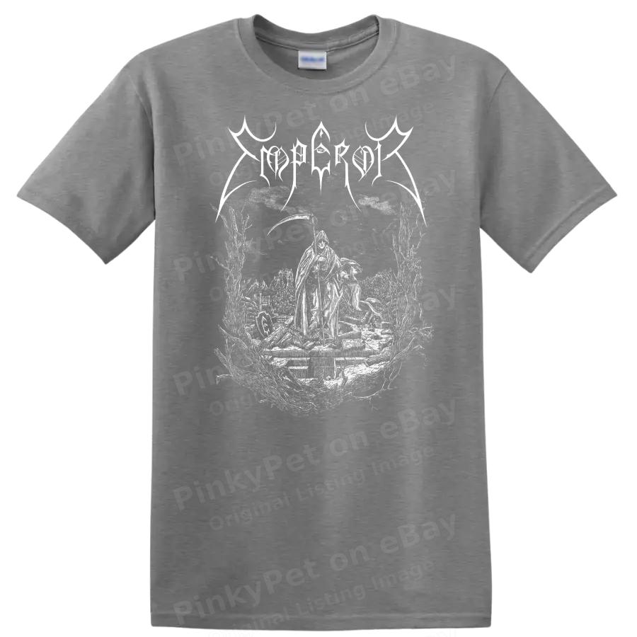 Grim Reaper Graphic T Shirt Dark Art Death Scene Heavy Metal Tee