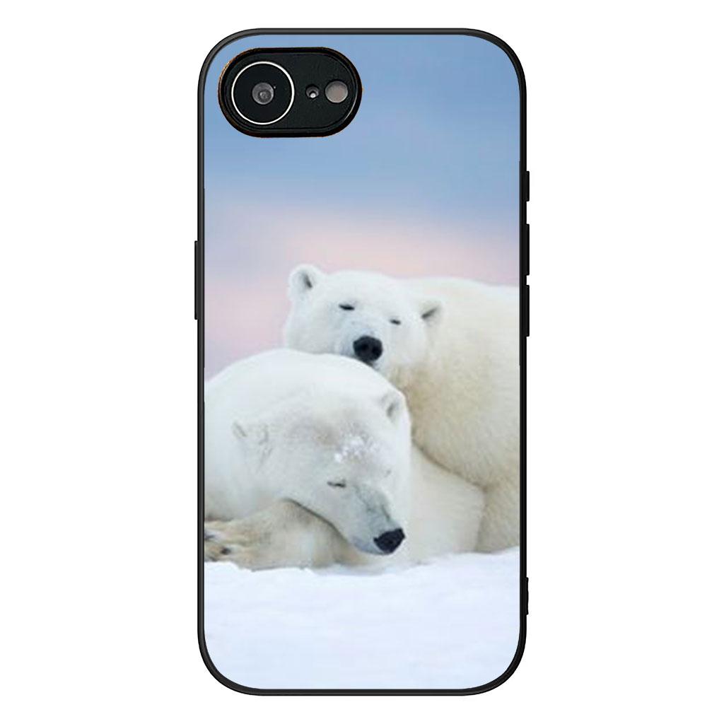 

for Samsung Galaxy S25 S24 S22 S23 FE Ultra Plus A56 A05 A06 A15 A16 A55 S7 Edge Phone Case White Bear Penguin Spheniscidae Galaxy A55 5G