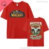 World of Warcraft T-Shirt Hiphop Spiel Gedrucktes T-Shirt Oberteil Locker Komfort Kleidung Sommer Unisex Heißer Verkauf T-Shirts 100% Baumwolle