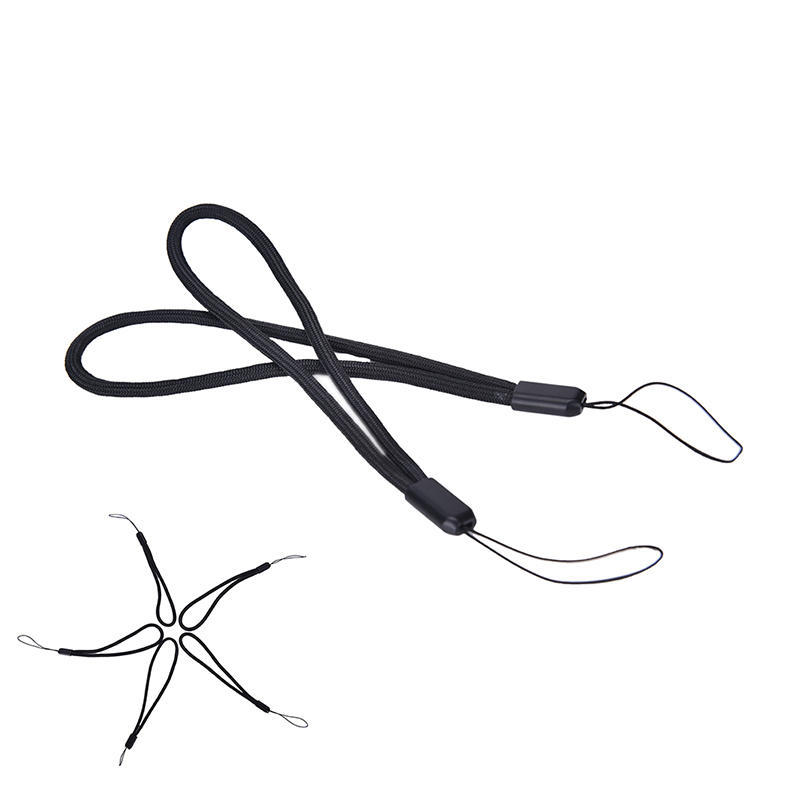 5X Black Nylon Wrist Strap Lanyard For Camera Cell Phone Ipod Usb Mp3 Mp4