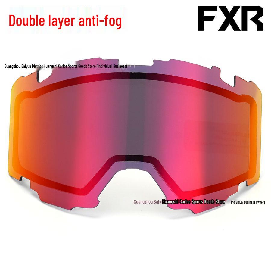 FXR Double-Layer Anti-Fog Goggles for Motorcycle, Off-Road, Mountain Biking & Skiing