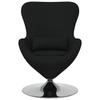 Egg Chair Black 63 X 73 X 90 Cm Fabric