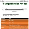 CAMPINGMOON Outdoor Camping Light Camping Gas Lamp Pole Lengthening Rod New Style High Quality Aluminium Alloy Lightweight