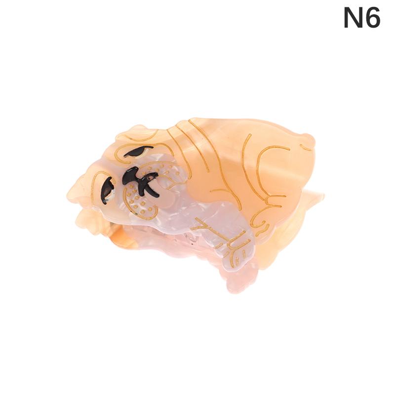 1Pcs Cute Cartoon Dog Hair Clips Acrylic Hair Clips For Women Girls Pins Hair Accessories Hair Grips Acetate Headwear Party Gift