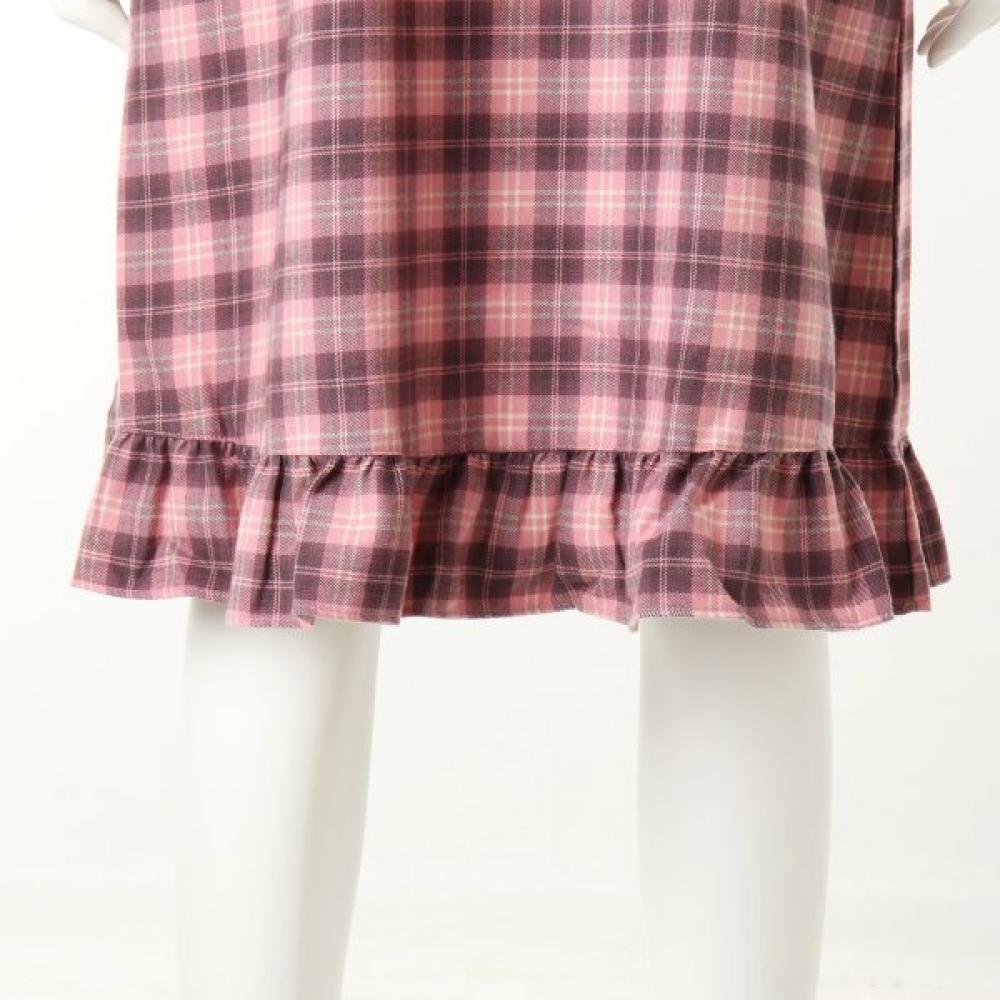 Venus Warm Check Pattern Winter Dress Pajamas Vgnw204