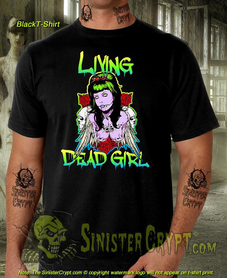 Living Dead Girl T-shirt Cult Classic Metal Rock Music Sizes S To 7XL