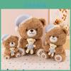 Peluche Orsacchiotto Giocattolo Regalo Per Bambini E Adulti Con Imbottitura In Cotone Pp Per Decorazione Natalizia