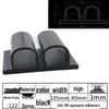 D-Shaped Silicone Sealing Strip: High-Temperature, Water-Retaining, Self-Adhesive, Anti-Collision, Shock-Absorbing for Doors & Windows