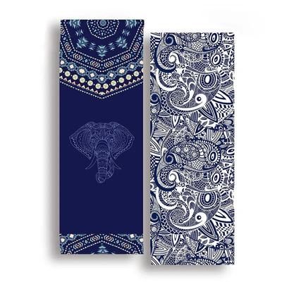 185*63cm Yoga Havlusu Süper Elyaf Kaymaz Ter Emici Yüksek Sıcaklık Egzersiz Mikrofiber Yoga Havlusu Yoga Battaniyesi Mat Yoga
