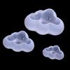 3D Fondant Silicone Mold for Chocolate, Resin, Aroma Stones, and Plaster - Large & Small Cute Cloud Design