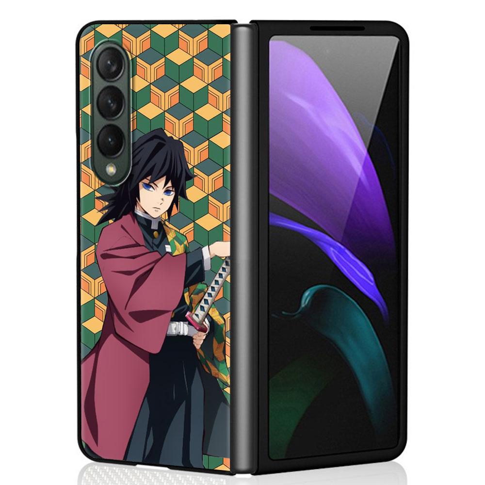 

Жесткий чехол для телефона Demon Slayer Cartoon из ПК для Samsung Galaxy ZFold3 Z Fold4 5G ZFold4 Z Fold3 Z Fold 4 Z Fold Print Bag Samsung Z Fold3 5G