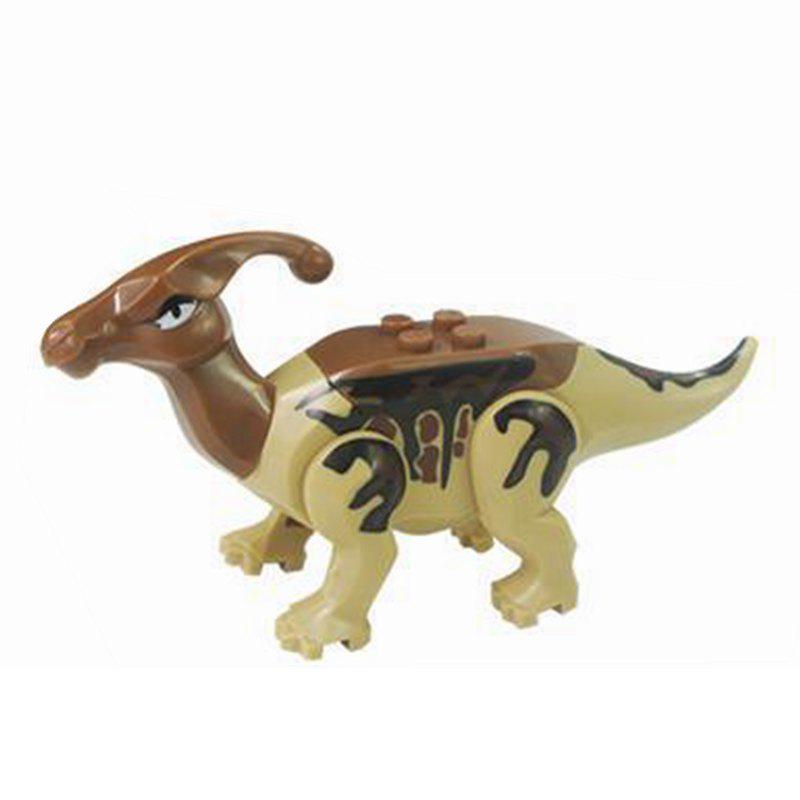 Sperrblöcke Jurassic Dinosaurier Tyrannosaurus Rex Wyvern Velociraptor Stegosaurus Bausteine ​​Spielzeug für Kinder Dinosaurier