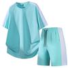 Conjunto de Verano para Hombre Conjunto Deportivo Casual de Manga Corta Conjunto de Dos Piezas para Hombre