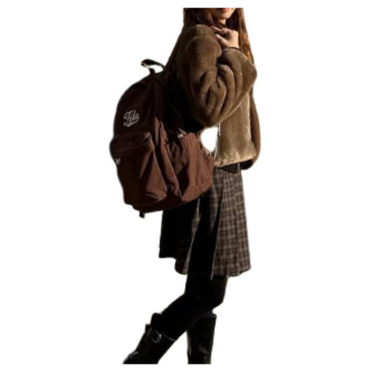 New FILA Polyester Backpack Unisex Brown 1100FS3BPH1306XBRN