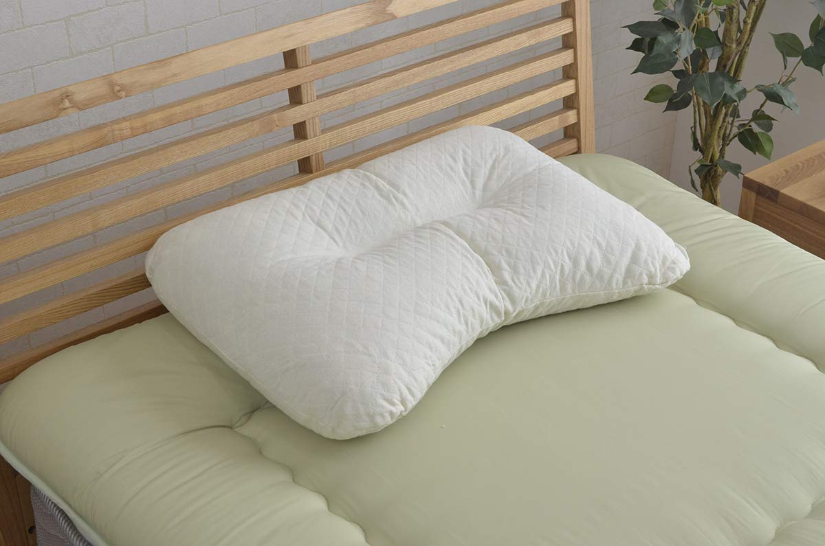 

IKEHIKO Yumemi Pillow, a soft, memory foam pillow made of soft urethane chips and cypress pipes, odor-resistant, made in Japan, approximately 43 x 63