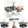Deluxe Ceramic Bathroom 4piece Set With Floral Design For Gift Giving And Home Use