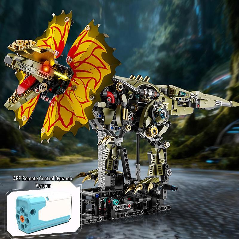 Tyrannosaurus Rex Mechanical Model Building Blocks - Educational Toy for Kids