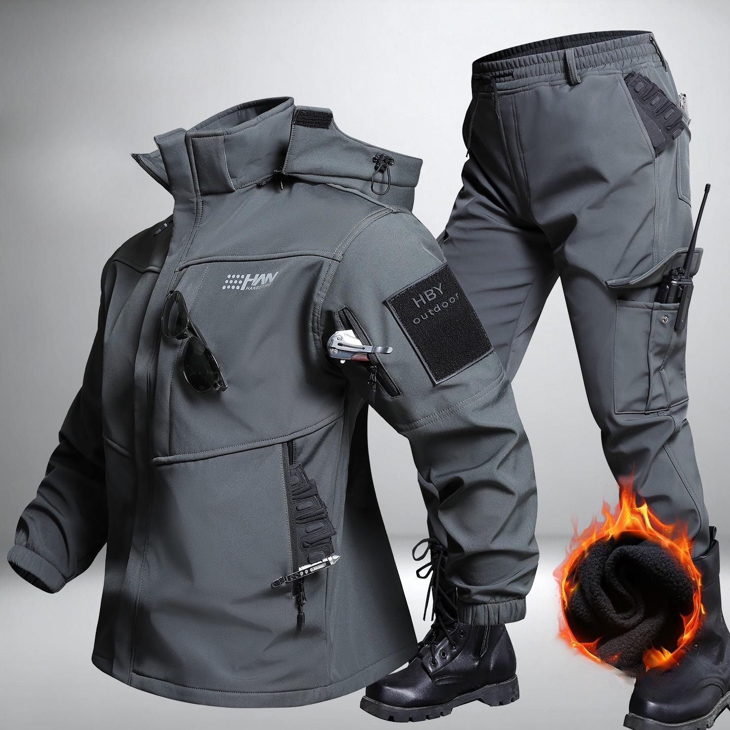 Men`s Autumn and Winter Jacket Plus