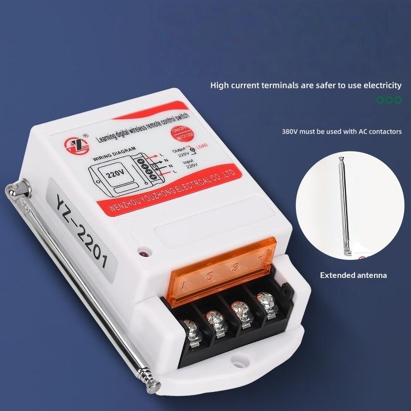 1 Set Wireless Remote for 220V Water Pump and Light Control Home Automation
