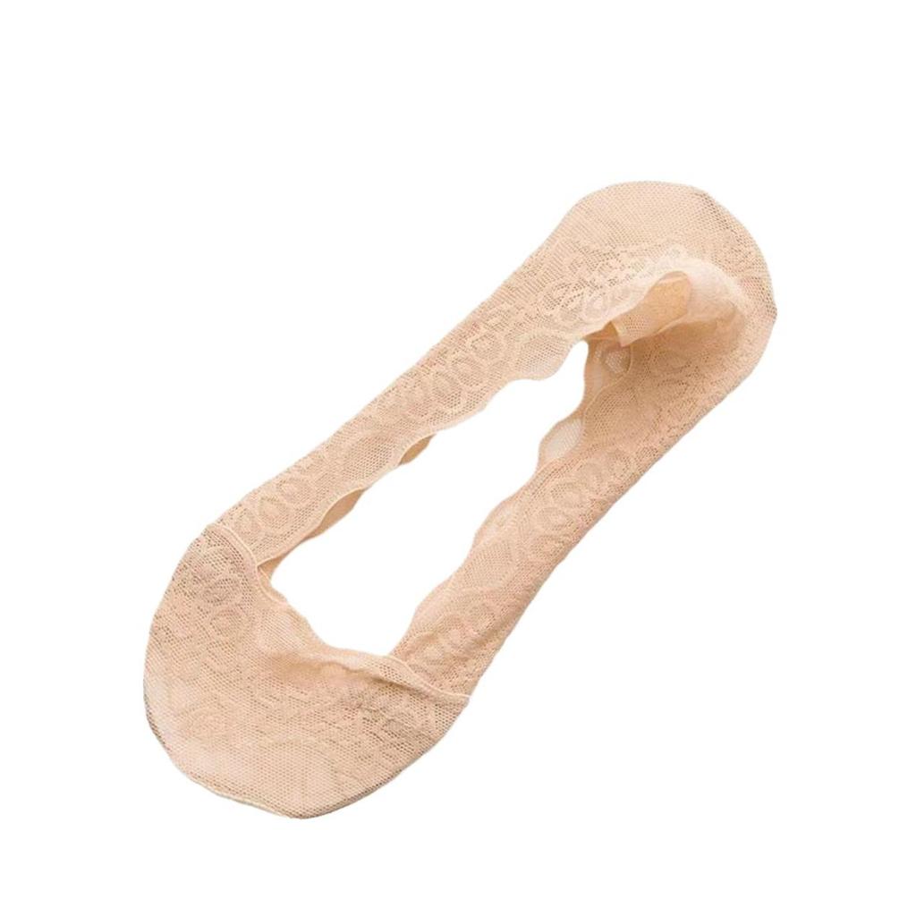 Women's Non-Slip Thin Lace Boat Socks - Invisible Low-Cut Summer Style