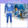 Marvel Fantastic Four Cosplay Jumpsuit With Polyester Fabric For Stage Performances