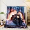 1PC fighter plane amid explosion clouds Print Blanket Flannel Material Soft Warm for All Seasons Home Outdoor Camping Picnics RV