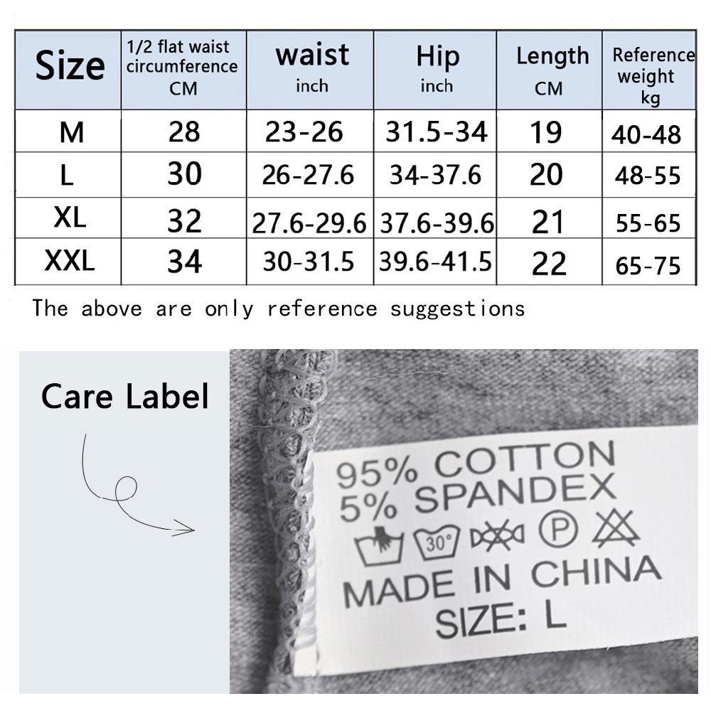 Low-Waist Breathable Cotton Bikini Briefs