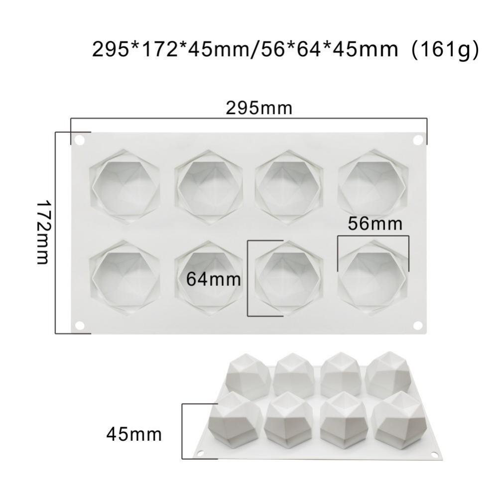 8 wielostronna magiczna kula silikonowa foremka do ciasta z musem foremka do lodów z kremem naczynia do pieczenia