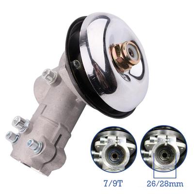 26mm/28mm 7/9 Teeth Grass Trimmer Gearbox Gearhead Lawn Mower Replacement Part Brush Cutter Gear Head Gardening Tools