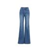 VEROMODA Women's Lyocell Blend Flared Jeans with Back Rhinestones